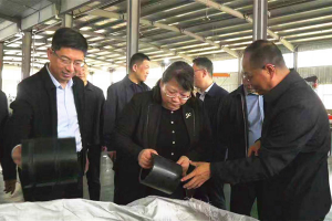 湯陰縣委書記路錄平到華北工業(yè)塑料公司調(diào)研指導工作